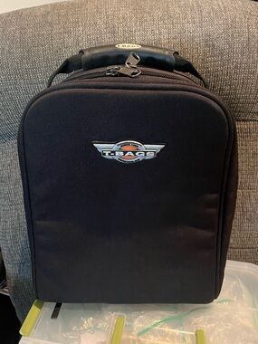 T-BAGS Black Backpack with Top Handle